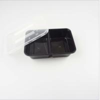 Buy cheap 500ml 2 Compartment Takeaway Disposable Food Container With Lid product