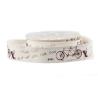 Buy cheap Ink Screen Printed Cotton Ribbon , Tear Resistant Cotton Fabric Ribbon from wholesalers