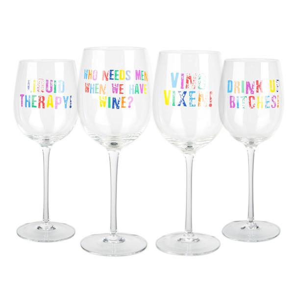 Buy cheap Decorative Glass Gift Clear Crystal Wine Glass Decal Printing Fashion Transparency from wholesalers