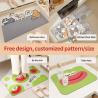 Buy cheap Rubber Nordic Style Printed Kitchen Mat for Living Room Carpet Bedroom Rug Home Decor from wholesalers