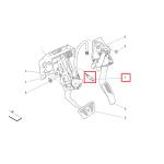 For Maserati Quattroporte Levante Ghibli 3.0 Brake Light Pedal Switch OEM