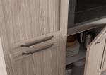 Tailored PET Retro Kitchen Cabinets Customized Kitchen System Stainless Steel