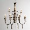 Buy cheap Vintage Foyer chandeliers large wooden lustre rustic lighting suspension retro lamps(WH-CI-111) from wholesalers