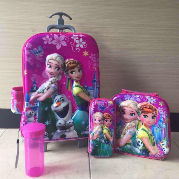 Quality Hot sale 6D Kids Trolley 3 pcs / trolley school bags / children travel bags for sale