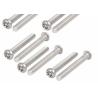 Buy cheap Customized Zinc Plated Steel zinc plated Security Screw With Sharp Point Coarse Thread from wholesalers