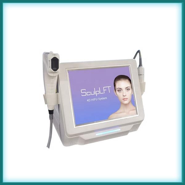 Buy cheap Skin Liftting HIFU Face Lift Machine Anti Puffiness Dual Handle With 10.4 Inch Touch Color Screen from wholesalers