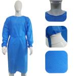 Blue Disposable Surgical Gown VASTPROTECT-501 45GSM Isolation Hypoallergenic