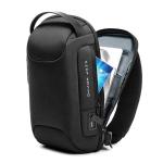 Wholesale waterproof anti theft designer crossbody bag custom logo USB sling