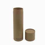 Round Kraft Paper Tube Packaging Box For Tea Biodegradable Recyclable