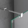 Buy cheap 8mm Tempered Glass Walk In Shower Screen With Top Bar Contemporary from wholesalers