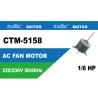 Buy cheap K55HXPKG-5158 CTM-5158 Evaporator Fan Blower Motor For Window Air Conditioner CLASSIC 1/6HP 50/60Hz from wholesalers