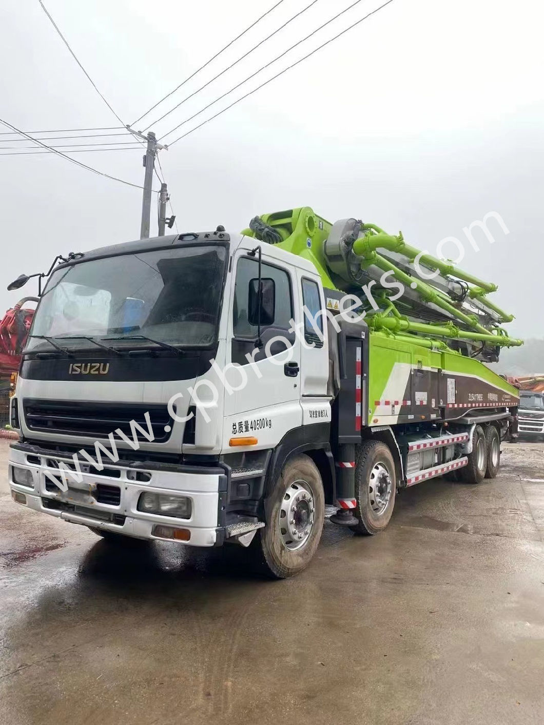 Used Concrete Pump Truck Zoomlion 52m Under Good Condition