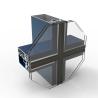 Buy cheap ISO9001 Aluminum Curtain Wall System Aluminium Profile Section from wholesalers