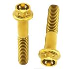 IATF16949 Passed Factory Custom Hex Head fasteners Carbon Steel Gold Bolts Brass