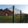 Buy cheap Galvanized Steel Metal Garden Fences Panels outdoor PVC Coated V Bending 3d Curved Welded Wire Mesh fence from wholesalers