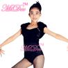 Buy cheap Modern Dancing Ballet Dance Costumes Swan Black Sequin Leotard With Fur Jacket from wholesalers