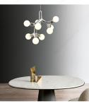 Nordic Copper Chandelier For Dinning Room Modern Living Room Glass Chandelier(WH