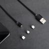 Buy cheap Magnetic Phone Charger Cable 1m 5V 2A Fire proof With 3 Adapters from wholesalers