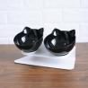 Buy cheap Sustainable Customized Ceramic Double Cat Bowl Multifunctional from wholesalers