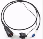 Base Station Waterproof Fiber Optic Patch Cord PDLC Fullaxs SM G657A1 Black