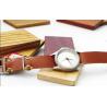Buy cheap Hand Made Stainless Steel Watch With Leather Band A Whole Straps Through from wholesalers