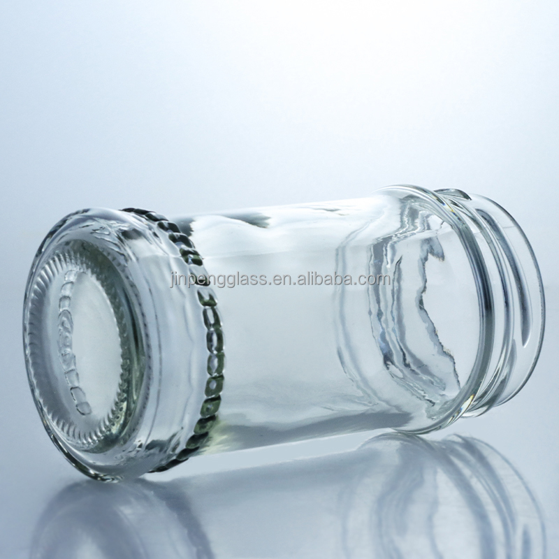 Clear Glass Jam Honey Jelly Storage Jar with Metal Seal Lid 25 ml to 1000 ml