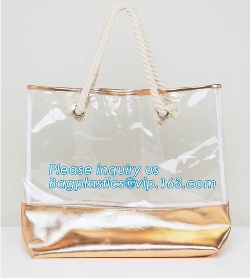 Summer Beach Bag Pvc Clear Transparent Purse Knitting Small Shoulder Bags Designer Jelly Bag, Handbag Fashion Shoulder B