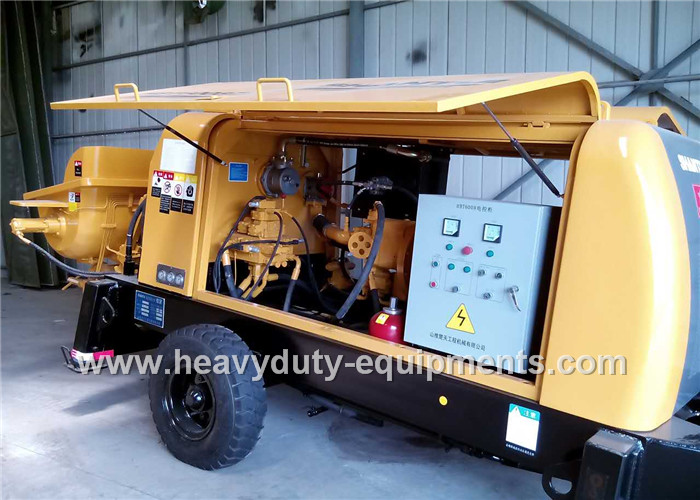 SHANTUI HBT6014 pump trailer adopts PLC control system and integrated switching power supply