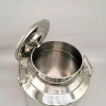 SS304 40 Litre Stainless Steel Milk Can Silver Colour For Transport