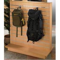 Buy cheap Maple Slat Wall Wooden Retail Display Stands With Aluminum Strip 2 Sides product