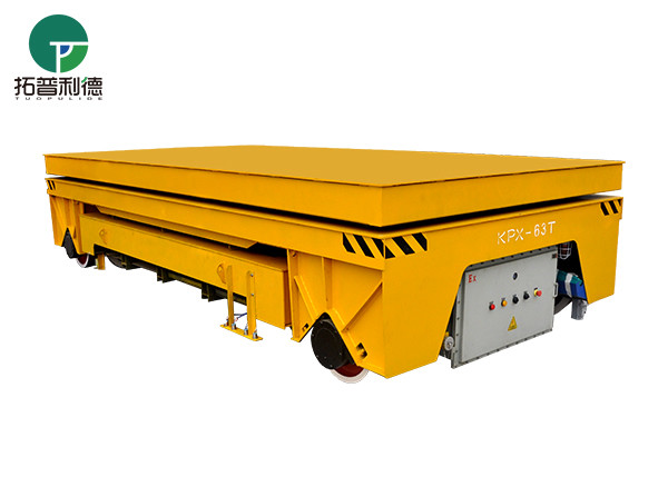 Automated Copper Factory 10t Rebar Transfer Electric Trackless Cart