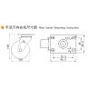 Buy cheap EDL Medium Duty Zinc Coating 5inch 110kg Plate TPE Caster by Rigid, Swivel and Brake type 5715P-57 from wholesalers