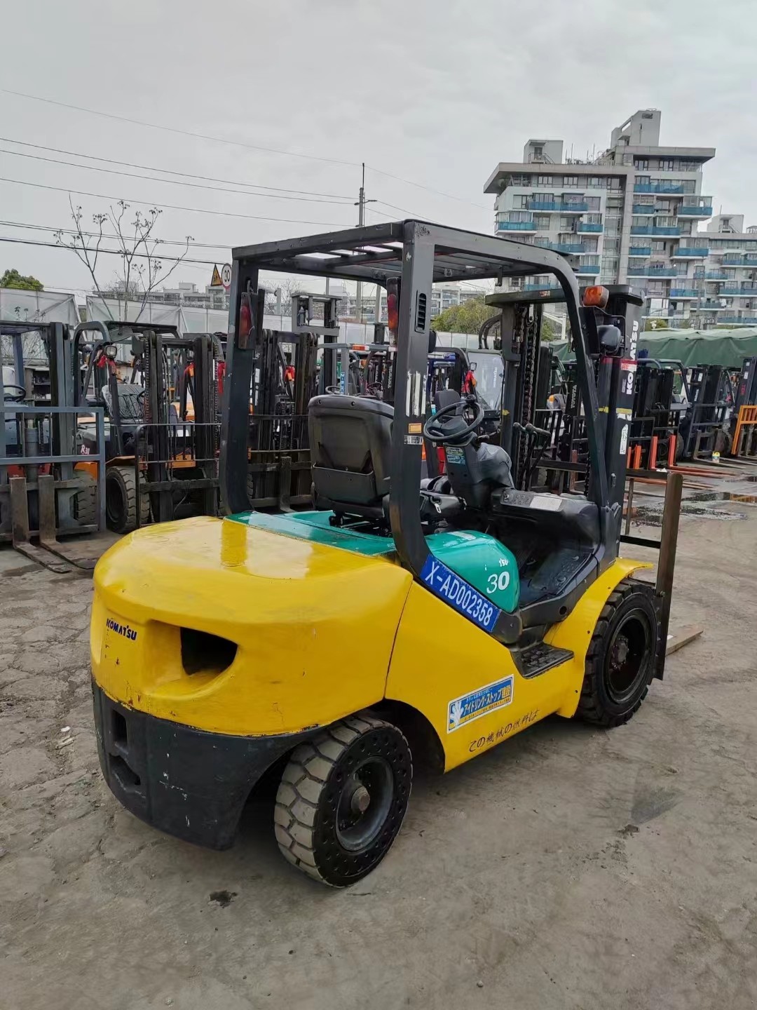 Second hand Komatsu diesel forklift from Japan