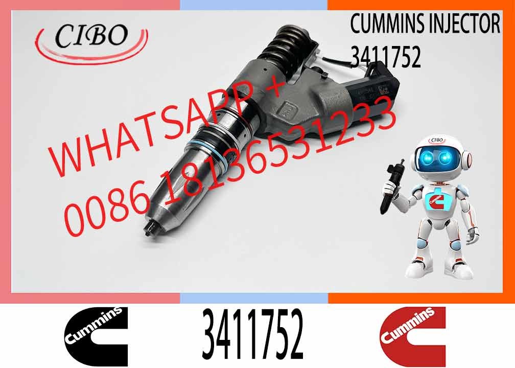 Diesel Fuel Injector Common Rail Injector 3411761 CUM-MINS M11 3411761 4903084 4061851 4902921 3411752 3411753 3411756