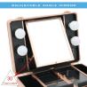 Buy cheap Aluminum Makeup Vanity Trolley With Mirror Rose Gold Color For Travel from wholesalers