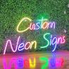Buy cheap Wedding Party LED Neon Sign 6mm 8mm 10mm RGB Backboard Type Commercial Neon Signs from wholesalers