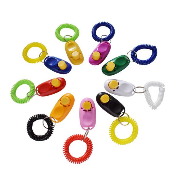 Buy cheap Puppy Dog Pet Click Clicker Button Training Trainer Aid Wrist Strap from wholesalers