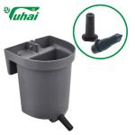 3L Feeding Buckets Gray Cow Feeding Bucket With One Teat For Dairy Farm Calves