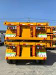 1840mm Tread 40/45FT 3 Axle Flatbed/Skeleton Terminal Port Container Shipping