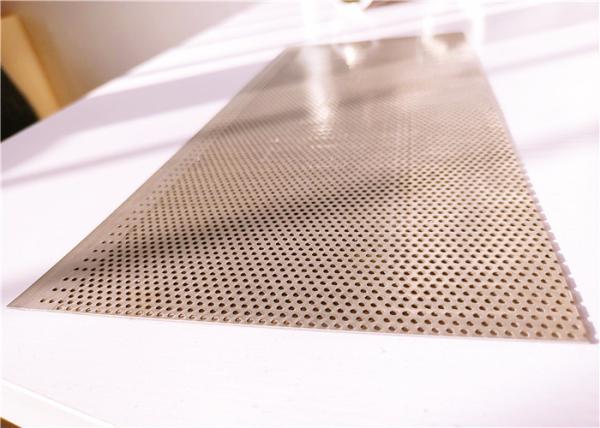 Buy cheap Length 12ft Width 4ft Metal Perforated Sheet , Perforated Mild Steel Sheet Round Hole from wholesalers