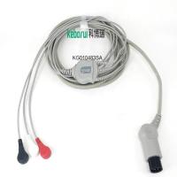 Buy cheap 3350mm General 6 Pin ECG Patient Cables AHA One Piece 3 Leads ECG Cable product