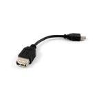 Micro usb to female USB 2.0 extension cable black color, ODM/OEM welcome