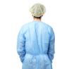 Buy cheap SMS Blue Disposable Isolation Gown , Hospital Visitor Medical Isolation Clothing from wholesalers