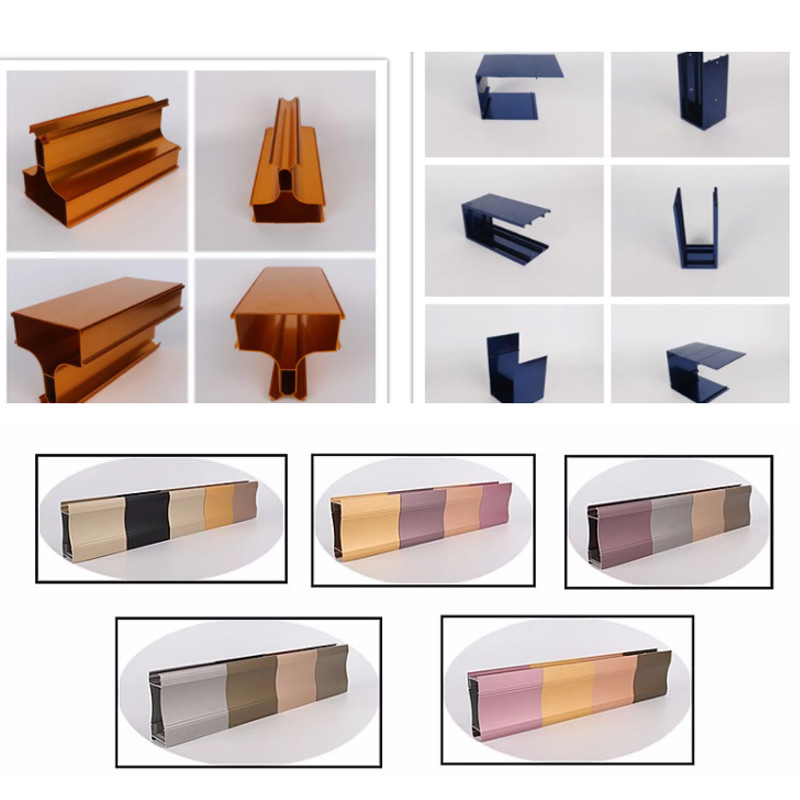 Silver White Powder Coating 6063 T5 Extrusion Aluminium Profile