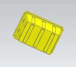 Ninety liters of square box mold for making plastic products
