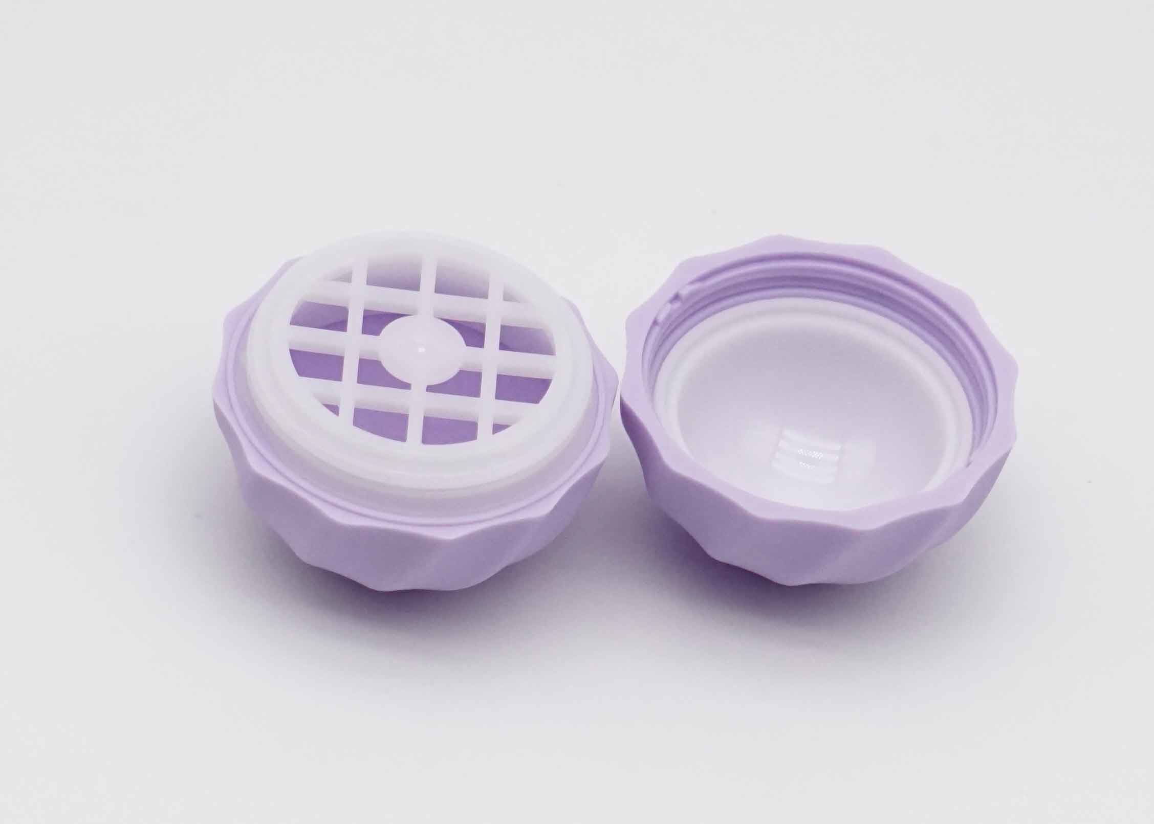 7g Plastic Empty Lipstick Tube Twist Open Ball Shaped Container Pipe