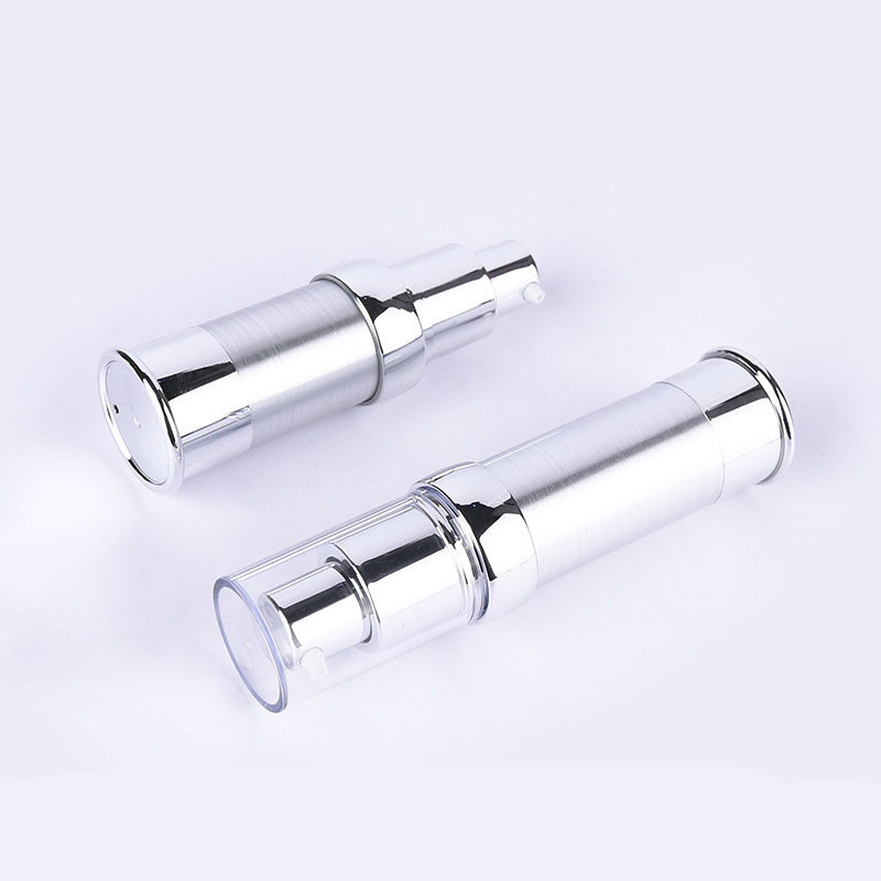 Clear Empty Facial Serum Pump Packaging White 10ml - 30ml