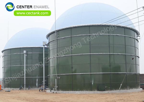 Custom Glass Lined Steel Tanks / GLS Liquid Storage Tanks For Worldwide