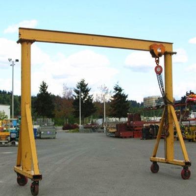 Buy cheap 8T Mobile Electric Construction Portable Gantry Crane Traveling With 4 Wheels from wholesalers