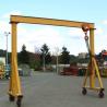 Buy cheap 8T Mobile Electric Construction Portable Gantry Crane Traveling With 4 Wheels from wholesalers